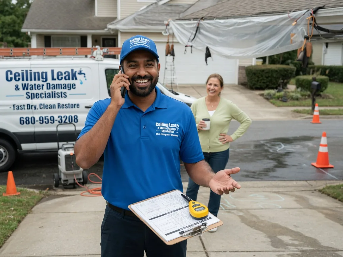 Ceiling Leak Cleanup Clayton, LA FAQs